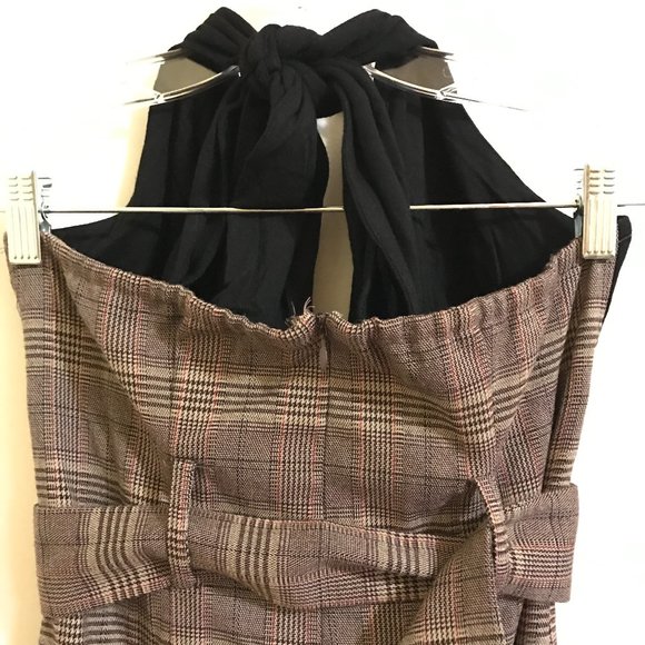 Retro Plaid Pencil Wiggle Dress - Picture 5 of 7